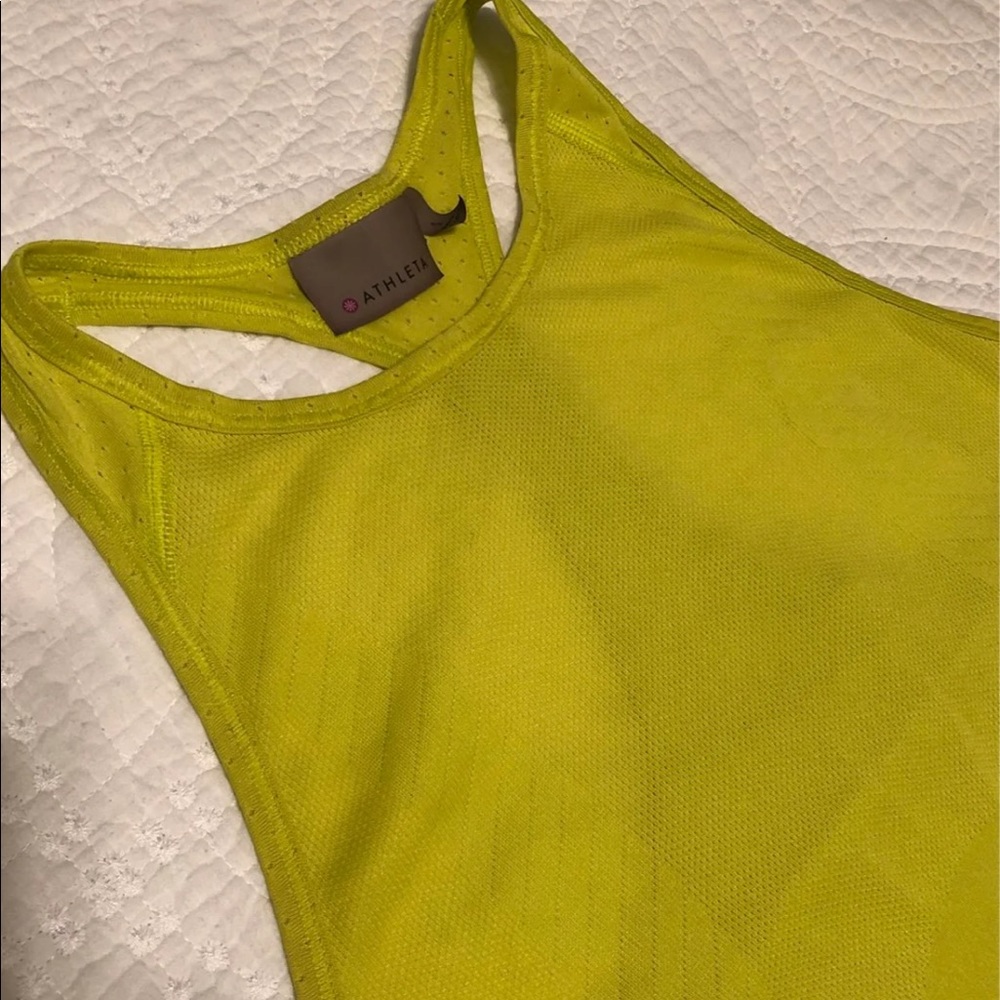 Athleta Like Green Tank Top:Small